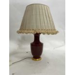 A Chinese style table lamp