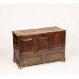 An 18th Century oak coffer