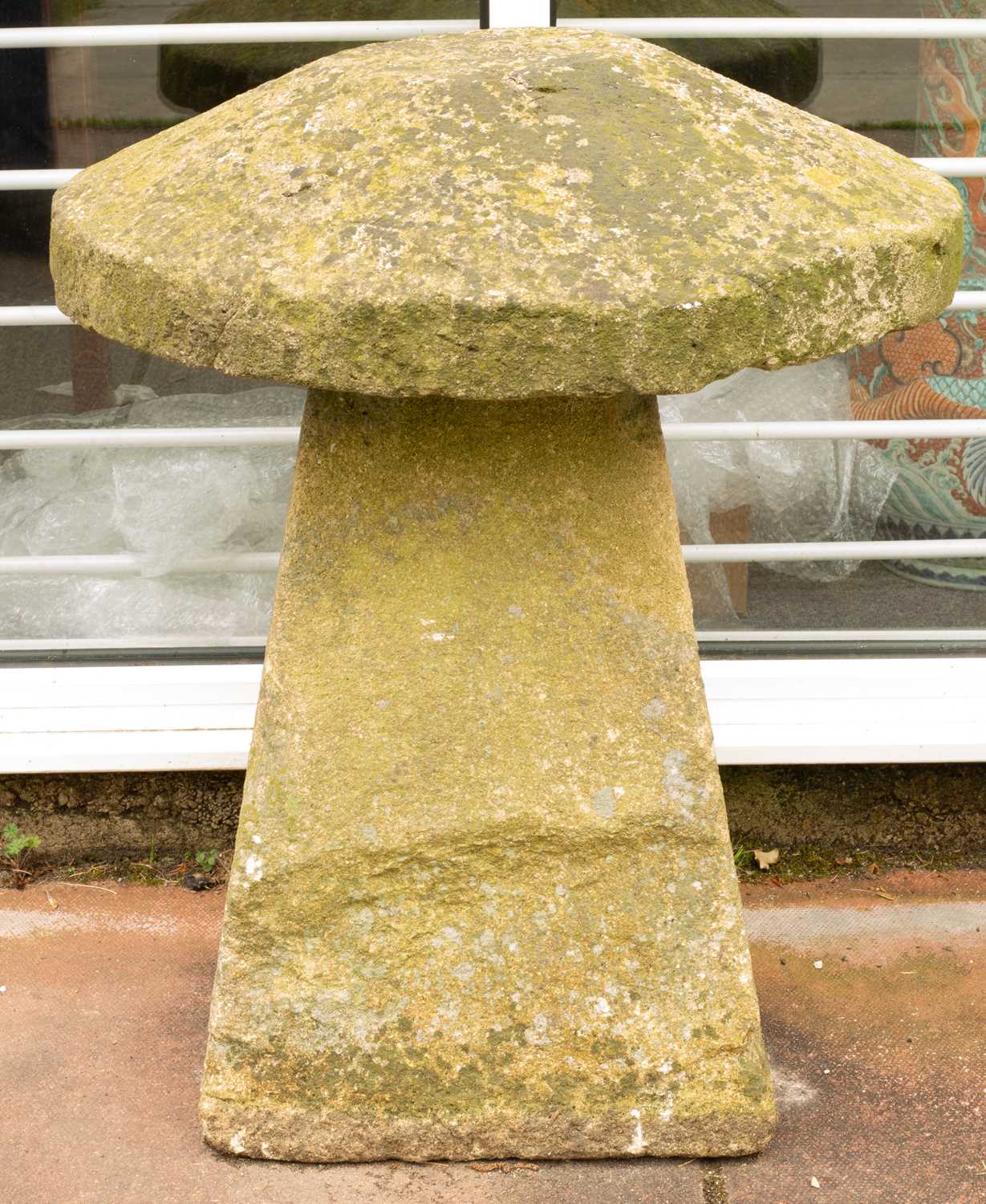 A staddle stone