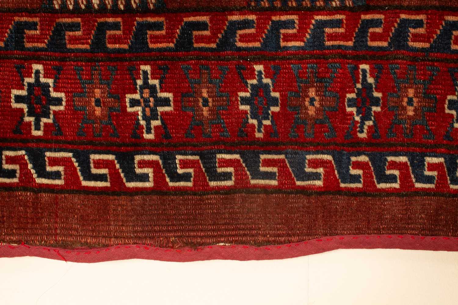 Three Yomut Chuval rugs - Image 3 of 12