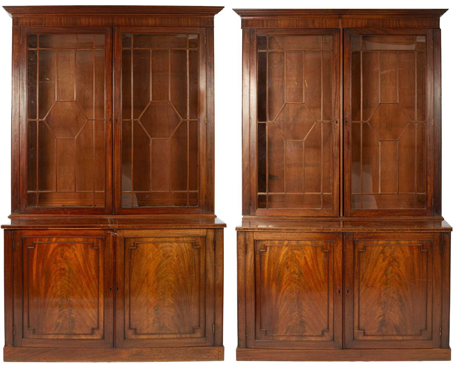 A George IV mahogany bookcase