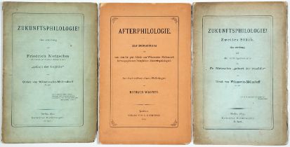Friedrich Nietzsche - Drei Streitschriften zu Nietzsches »Geburt der Tragödie«.