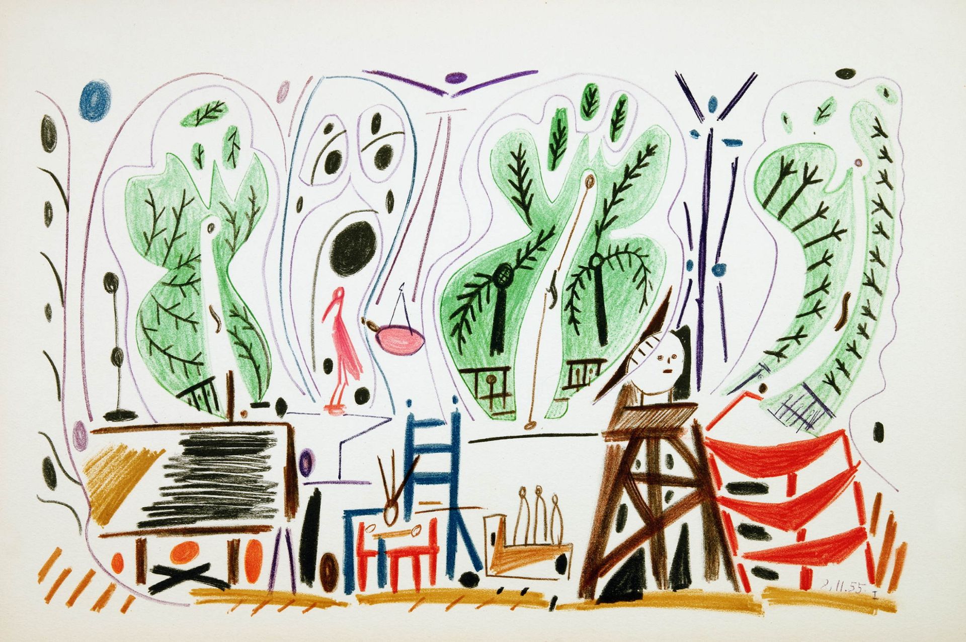 Pablo Picasso. Carnet de la Californie. - Image 3 of 3