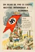 Walter Trier - Fünf Propagandapostkarten, eine als Faltkarte.