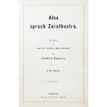 Friedrich Nietzsche. Also sprach Zarathustra.