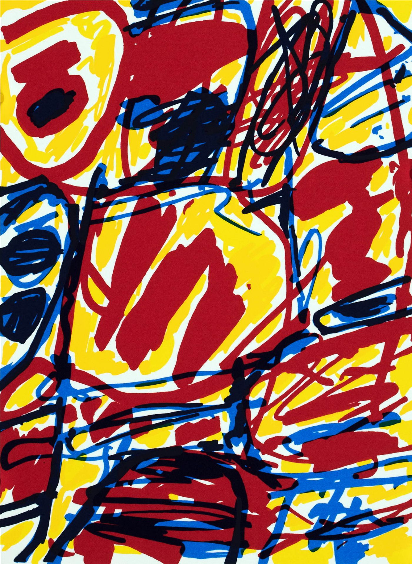 Jean Dubuffet. Oriflammes. - Bild 5 aus 6