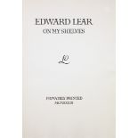 Bremer Presse - Edward Lear. On my Shelves.