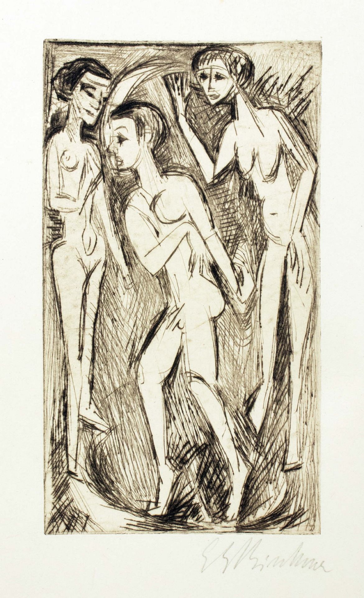 Ernst Ludwig Kirchner - Gustav Schiefler. Die Graphik Ernst Ludwig Kirchners bis 1924. - Bild 4 aus 11