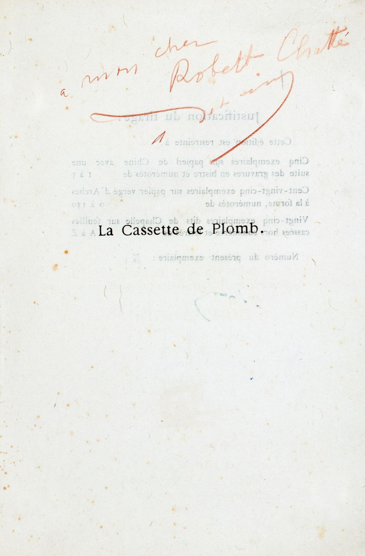 André Derain - Georges Gabory. La cassette de plomb. - Bild 3 aus 5