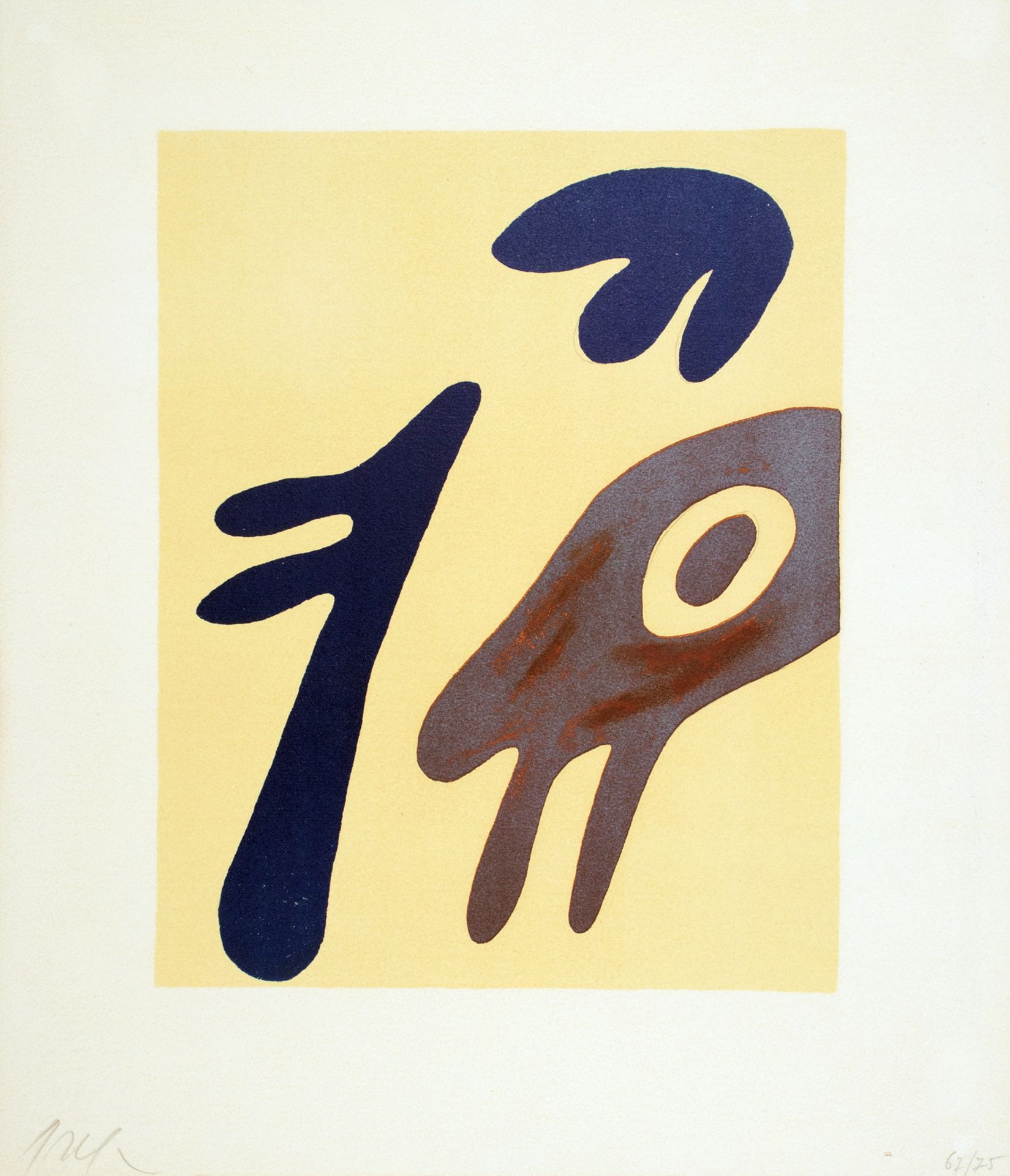 Jean Arp. Figurationen (Drei Elemente).