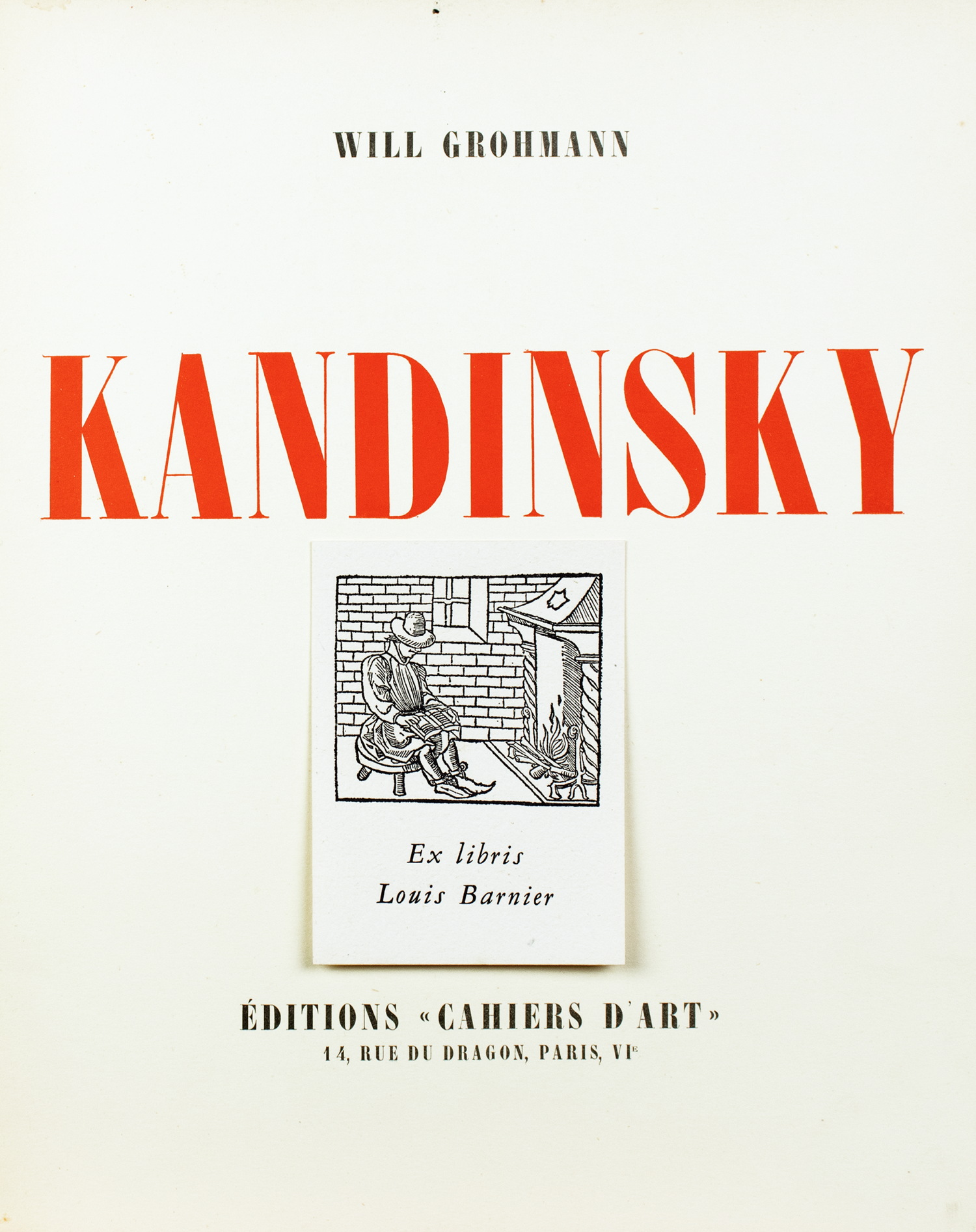 Will Grohmann. Kandinsky. - Image 2 of 2