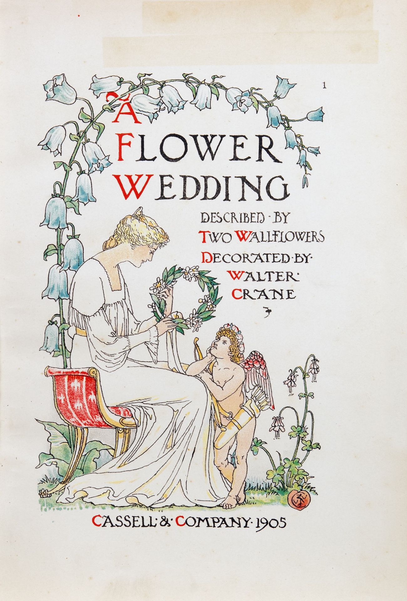Walter Crane - A Flower Wedding.