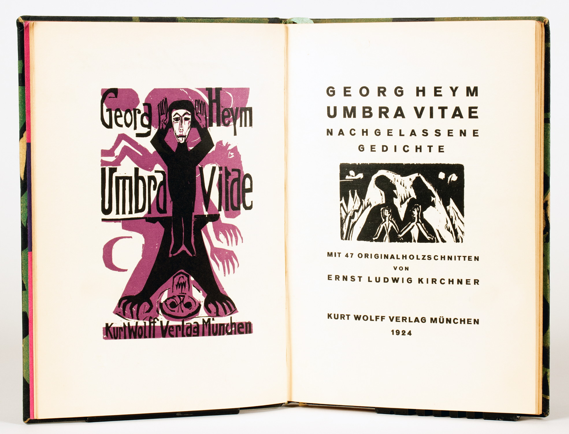 Kirchner - Heym. Umbra vitae. 1 of 10 deluxe copies. - Bild 3 aus 8