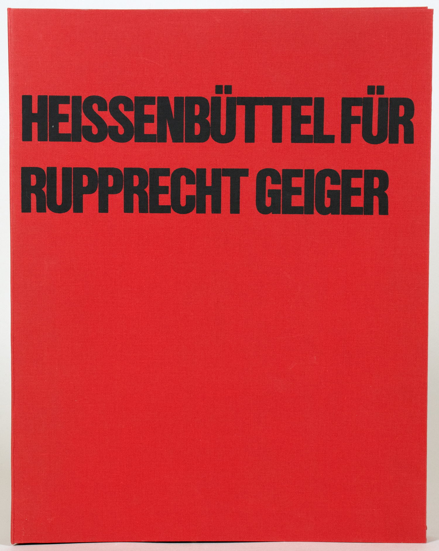 Rupprecht Geiger - Helmut Heissenbüttel. Klappentextgelegenheitsgedicht. - Image 2 of 3