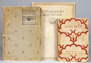 Insel Verlag - Almanach der Insel für 1900. - Insel-Buch. - Insel-Almanach auf das Jahr 1906