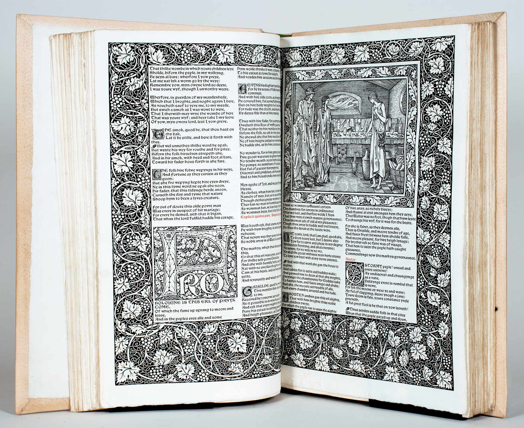 Kelmscott - Chaucer. The Works. 1896 - Image 7 of 7
