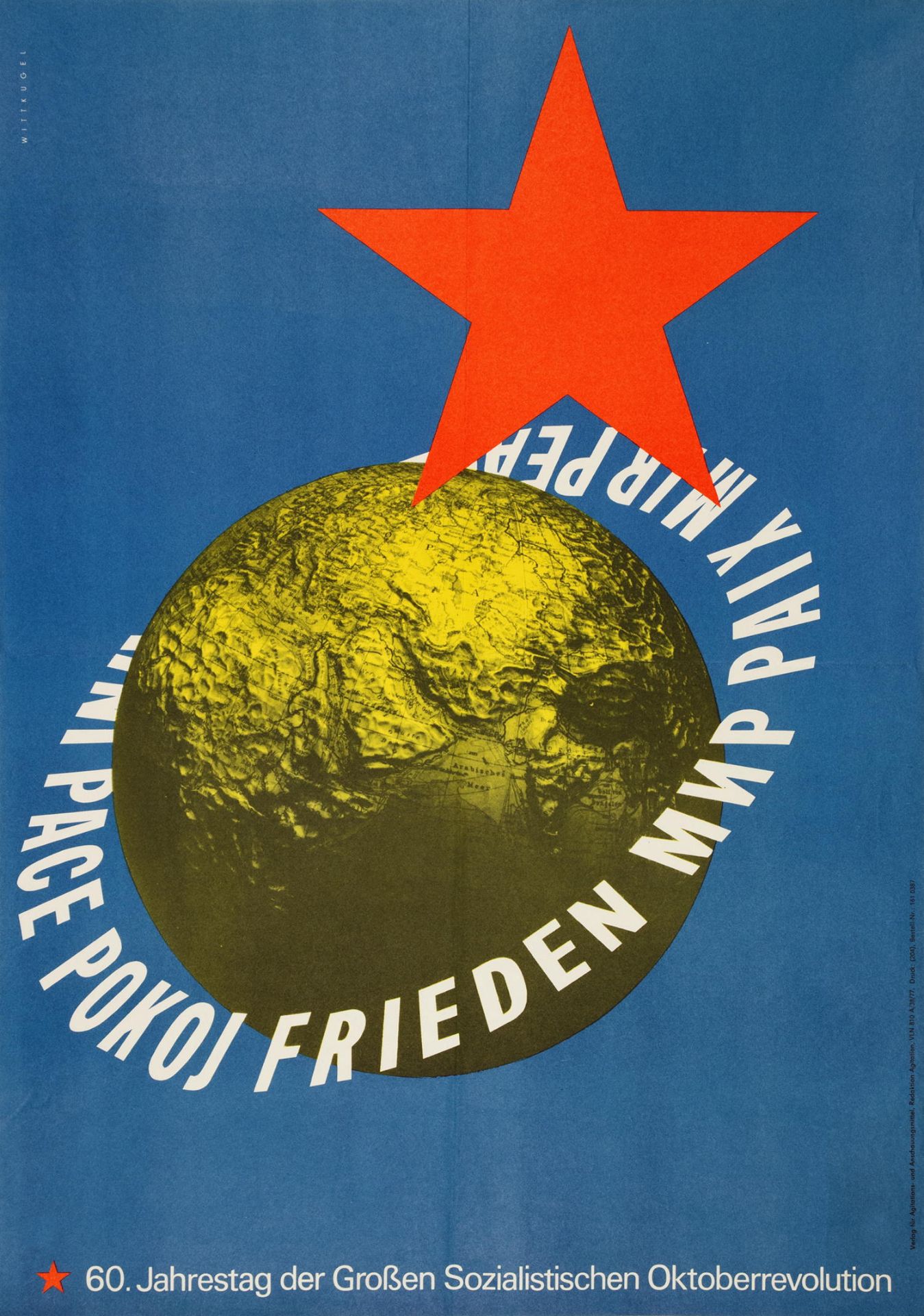 Plakate - DDR-Propagandaplakate. - UdSSR-Plakate. - Image 7 of 16