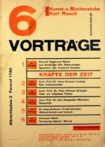 Herbert Bayer - Kunst- und Bücherstube Rauch. 6 Vorträge.