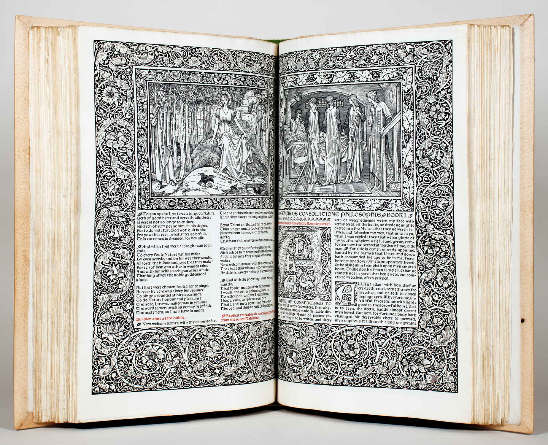 Kelmscott - Chaucer. The Works. 1896 - Image 4 of 7