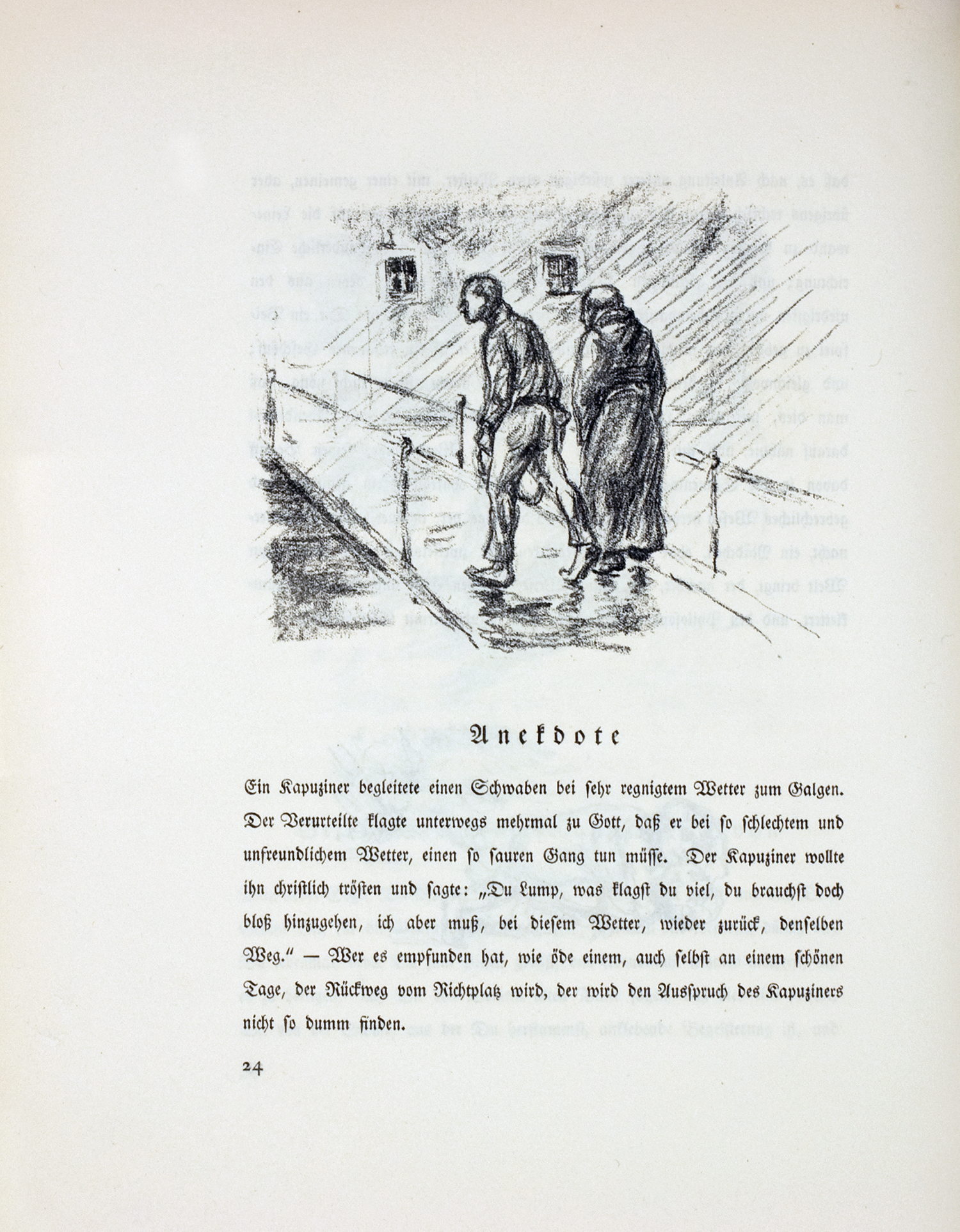 Max Liebermann - 54 Steindrucke zu kleinen Schriften von Heinrich von Kleist. - Image 3 of 3