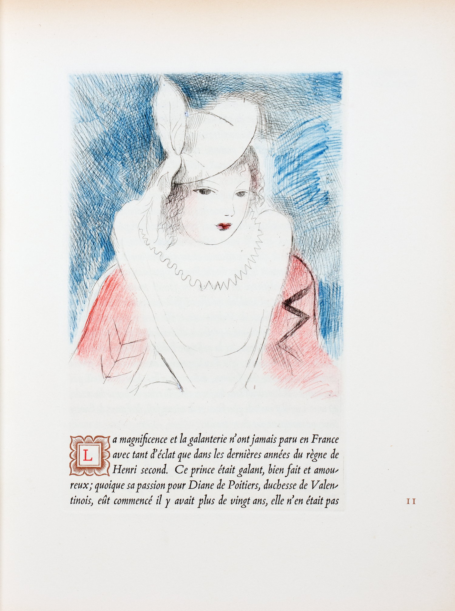 Marie Laurencin - M[arie] M[adelaine] de La Fayette. La Princesse de Clèves.