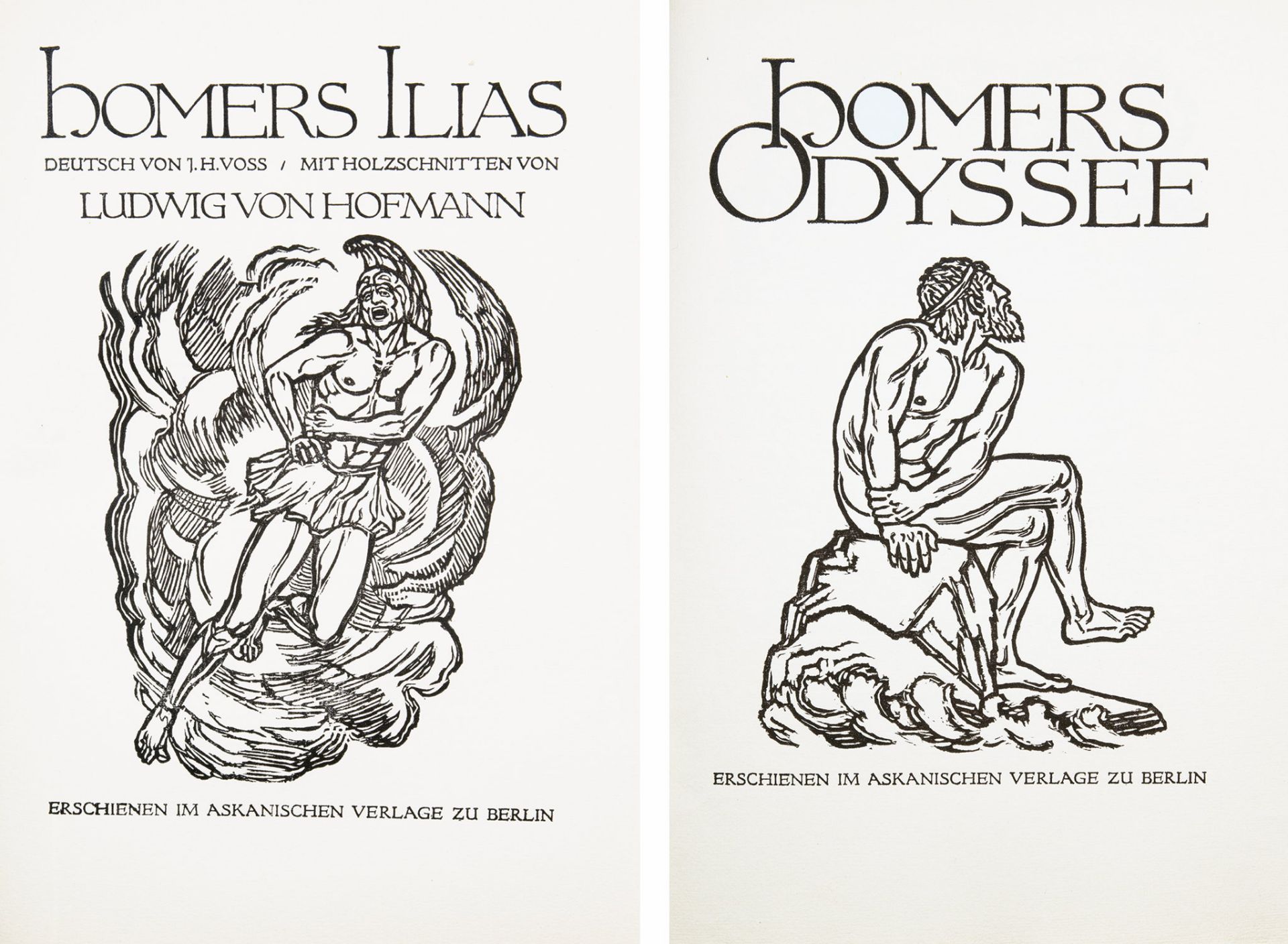 Ludwig von Hofmann - Homer. Ilias [und] Odyssee.