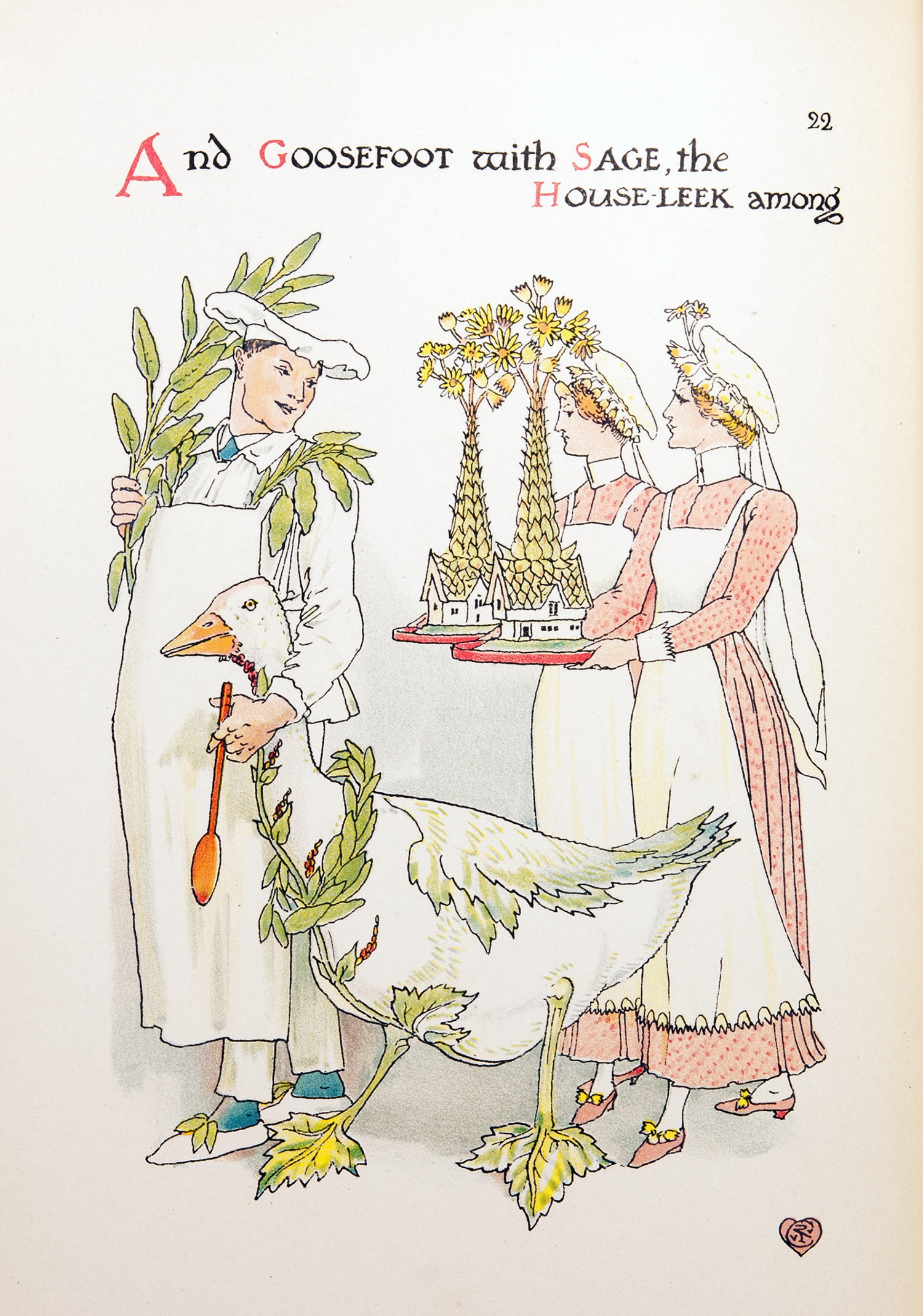 Walter Crane - A Flower Wedding. - Bild 2 aus 3