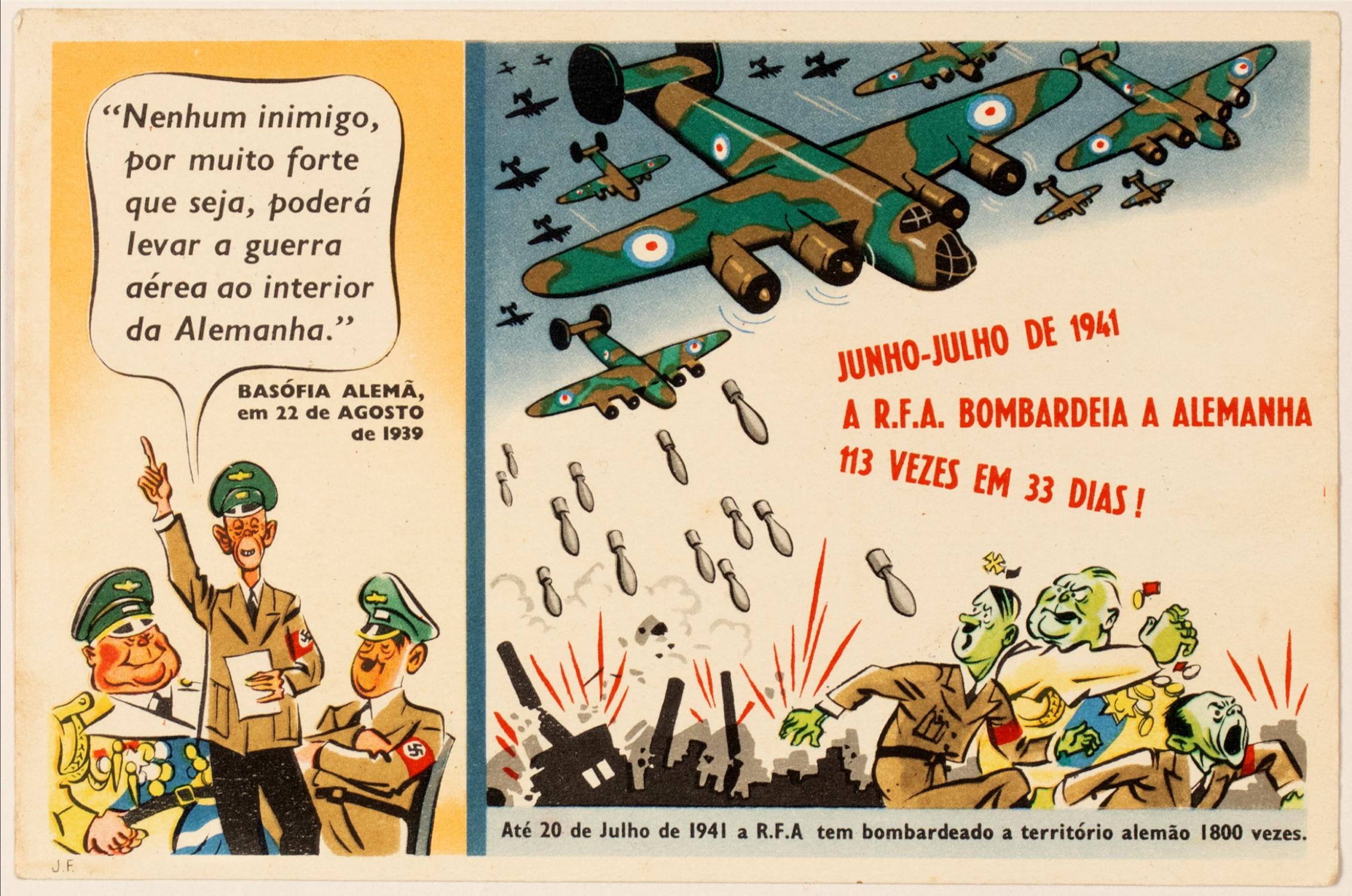 Walter Trier - Fünf Propagandapostkarten, eine als Faltkarte. - Image 5 of 5