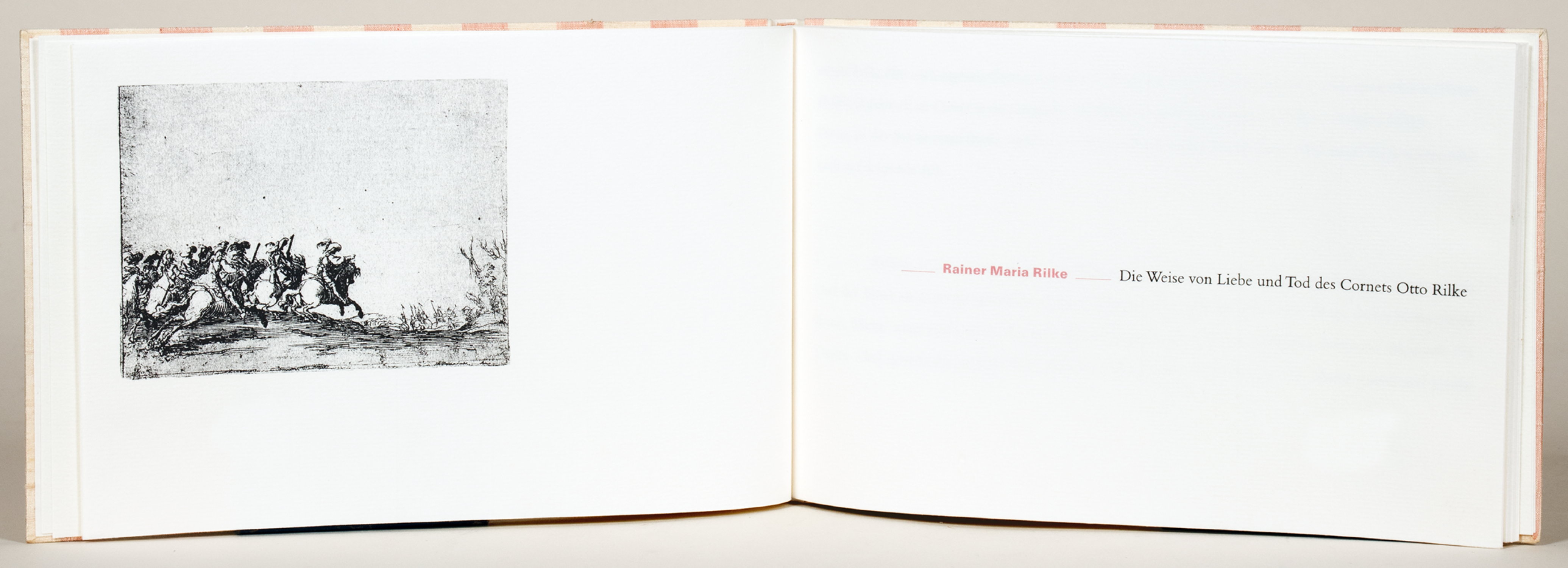 Einbände - Halbpergamentband, Deckel mit zweifarbigem Wildseidenbezug, von Susanne Depping, Münster. - Image 2 of 2