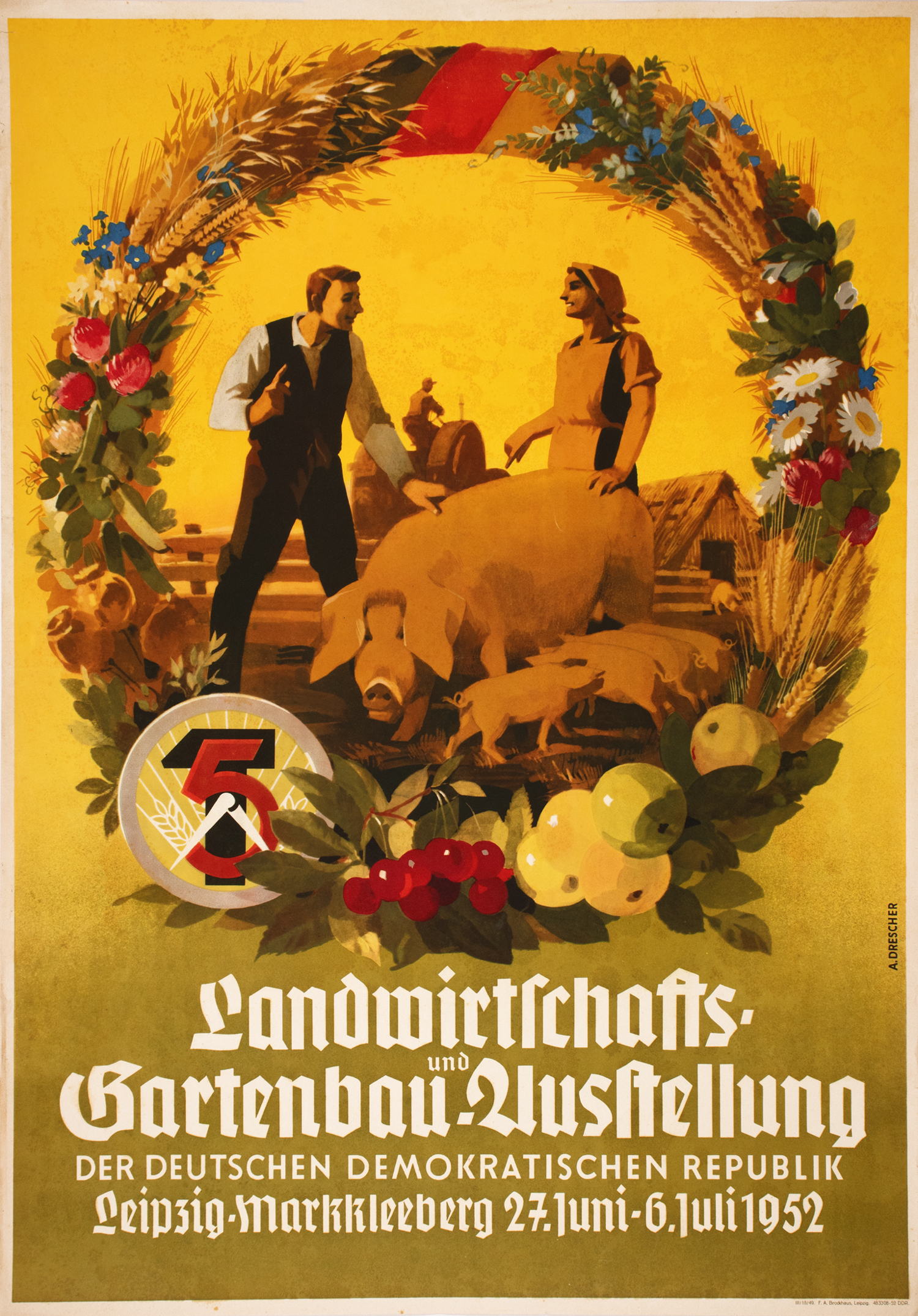 Plakate - DDR-Propagandaplakate. - Kulturveranstaltungen, Filme, Volksfeste. - Bild 9 aus 12
