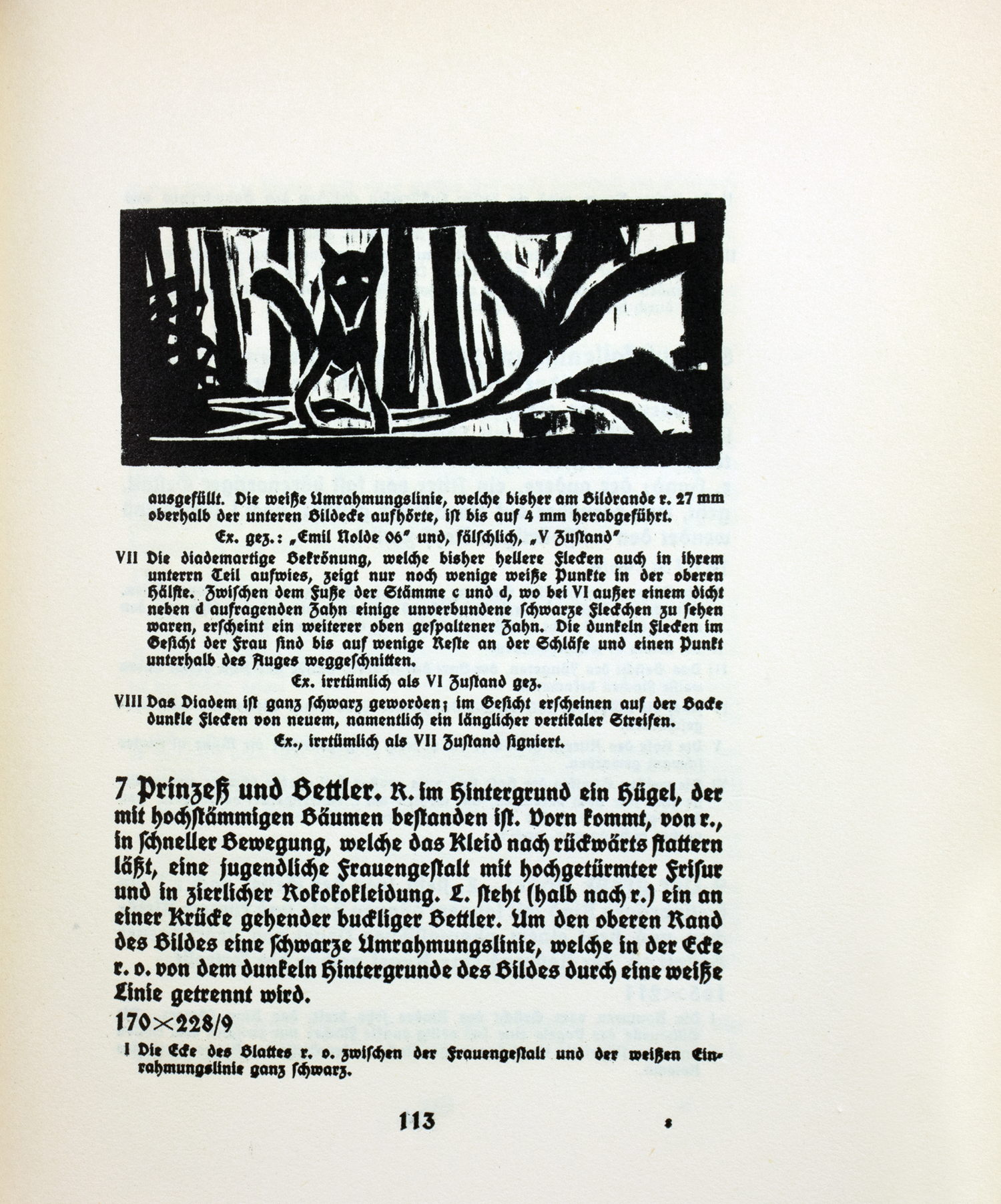 Emil Nolde - Gustav Schiefler. Das graphische Werk Emil Noldes bis 1910. - Bild 4 aus 8