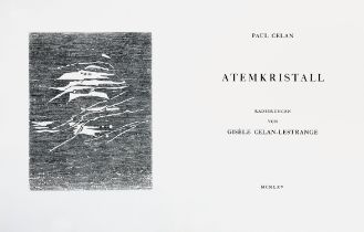 Paul Celan. Atemkristall.