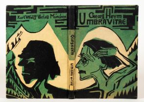 Kirchner - Heym. Umbra vitae. 1 of 10 deluxe copies.