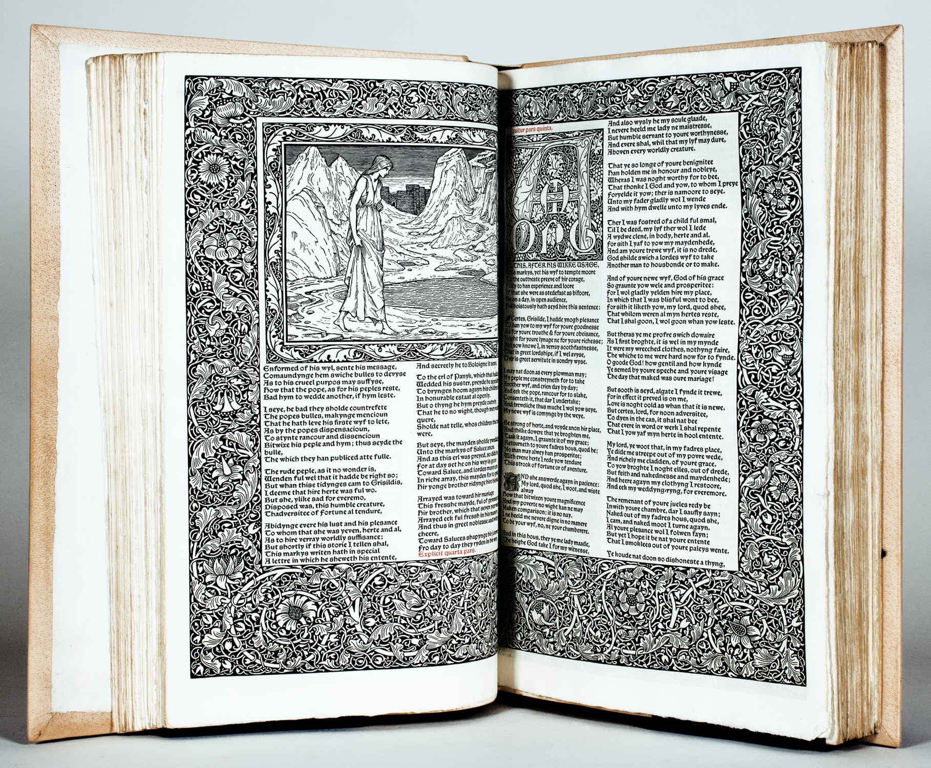 Kelmscott - Chaucer. The Works. 1896 - Image 3 of 7