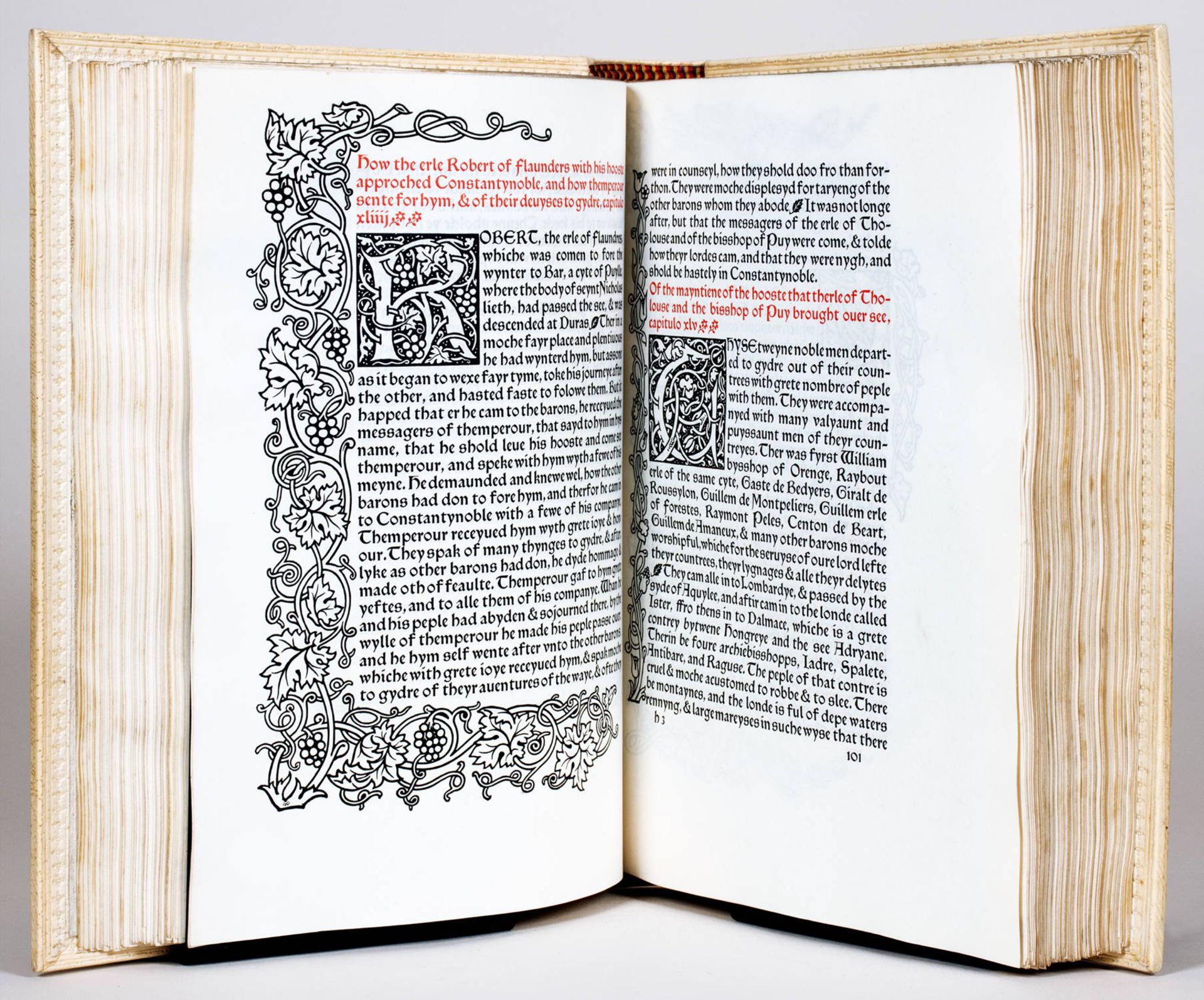 Kelmscott Press - [Wilhelm, Erzbischof von Tyrus]. The History of Godefrey of Boloyne and of the Con - Bild 4 aus 4