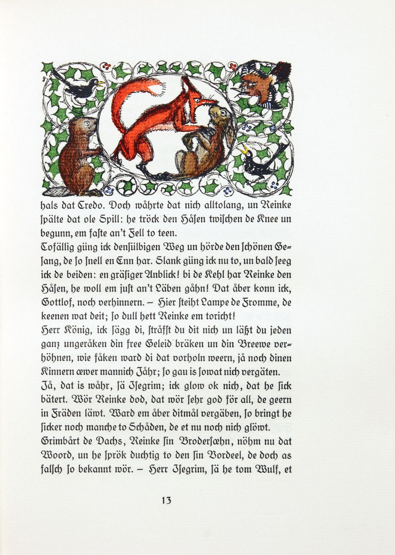 Ernst Ludwig-Presse - Christian Kleukens. Reinke Voß - Image 3 of 4