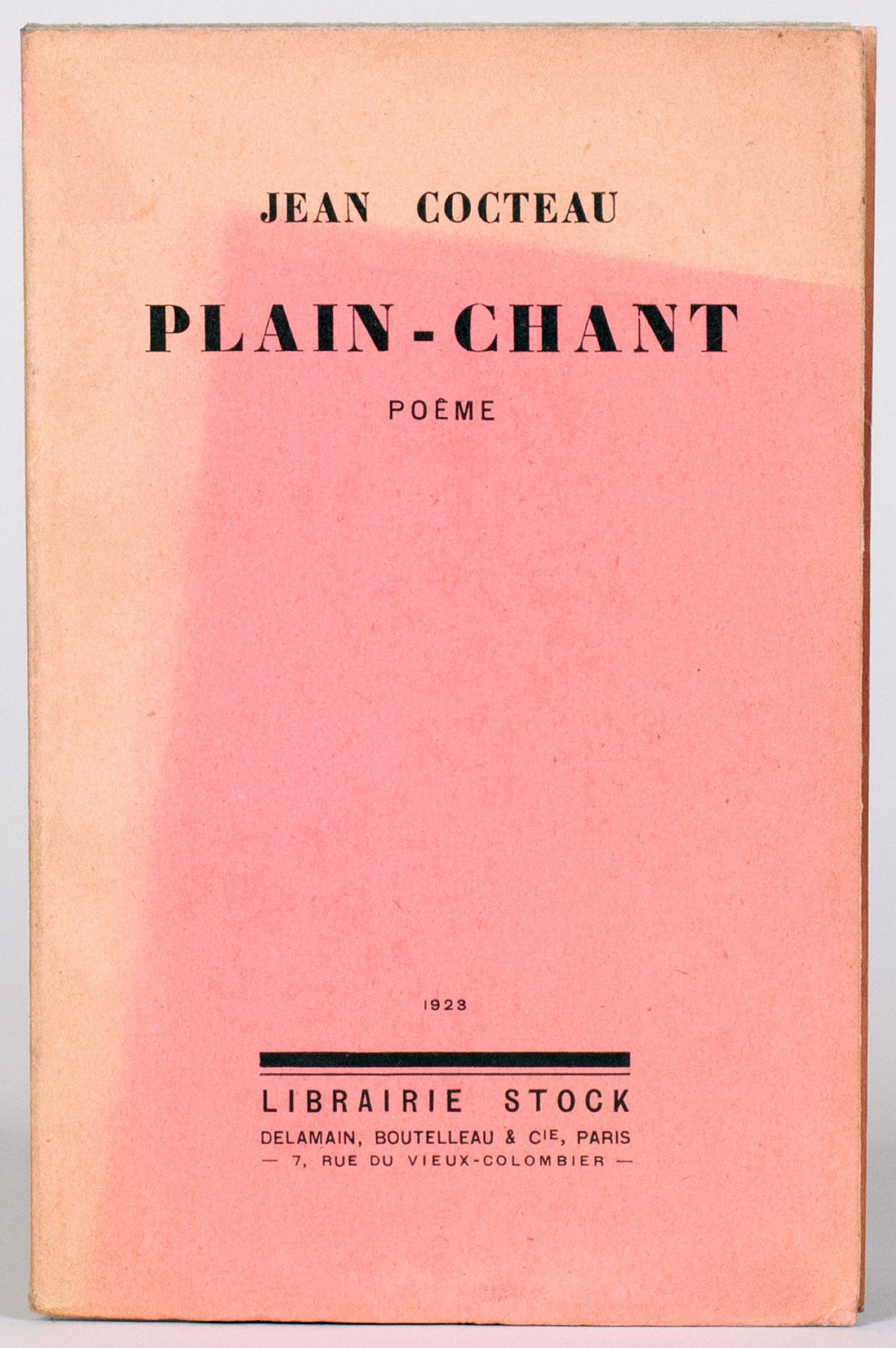 Jean Cocteau. Plain-Chant. - Bild 2 aus 2