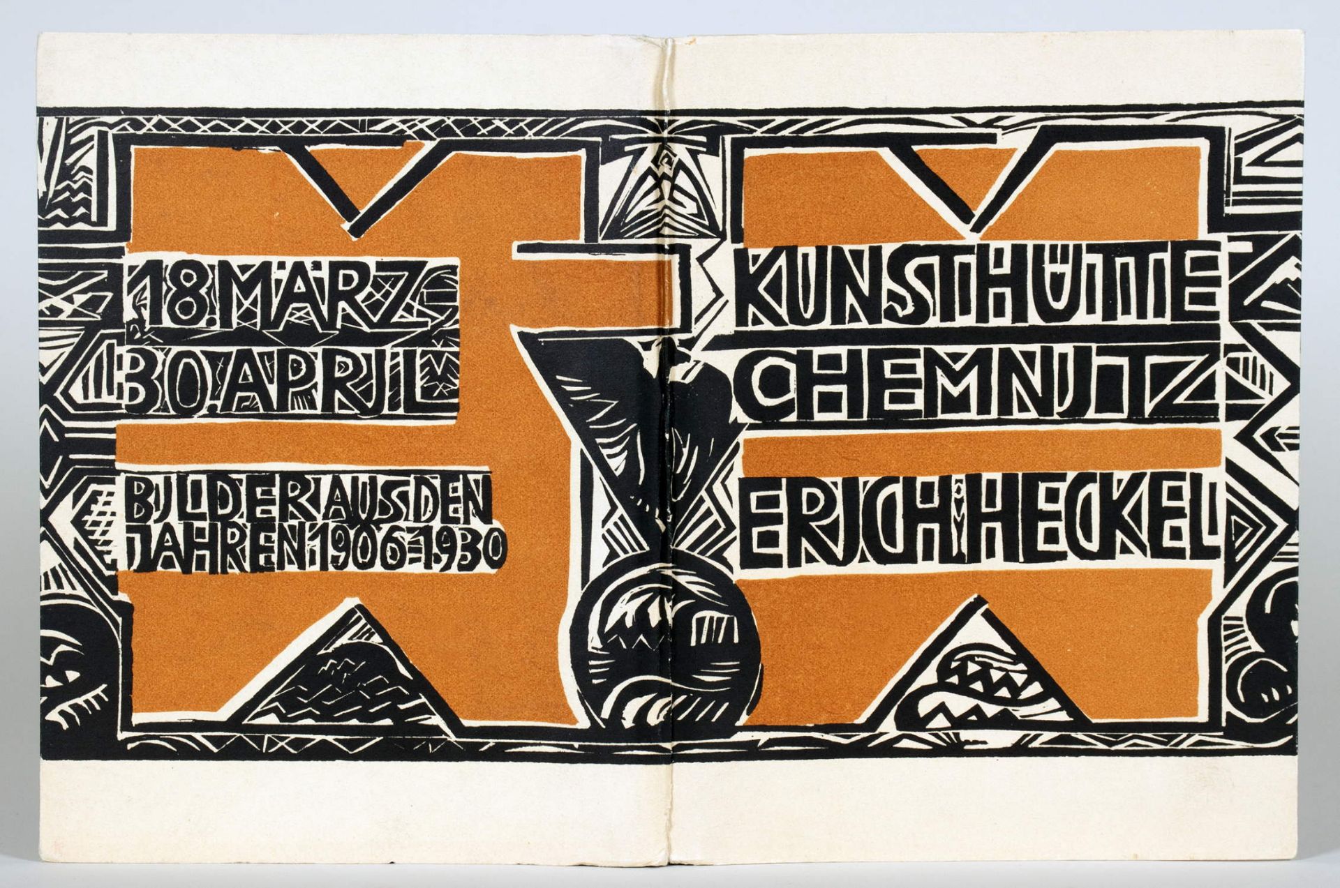 Ausstellung Erich Heckel. Bilder aus den Jahren 1906-1930. Kunsthütte Chemnitz. - Bild 2 aus 3