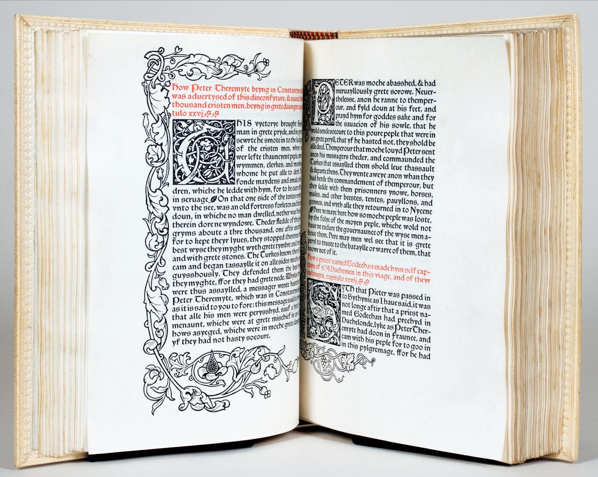 Kelmscott Press - [Wilhelm, Erzbischof von Tyrus]. The History of Godefrey of Boloyne and of the Con - Bild 3 aus 4