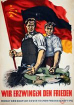 Plakate - DDR-Propagandaplakate. - UdSSR-Plakate.