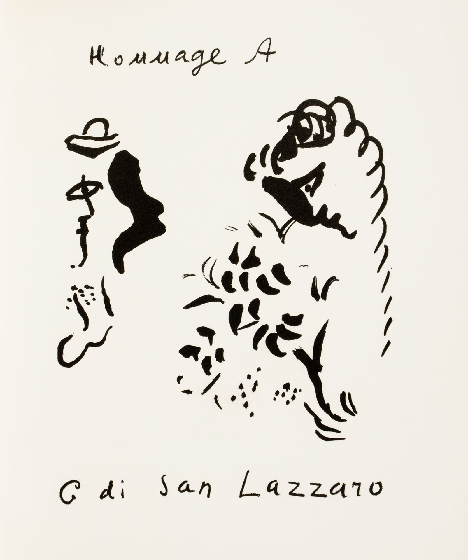 San Lazzaro et ses amis. - Image 3 of 9