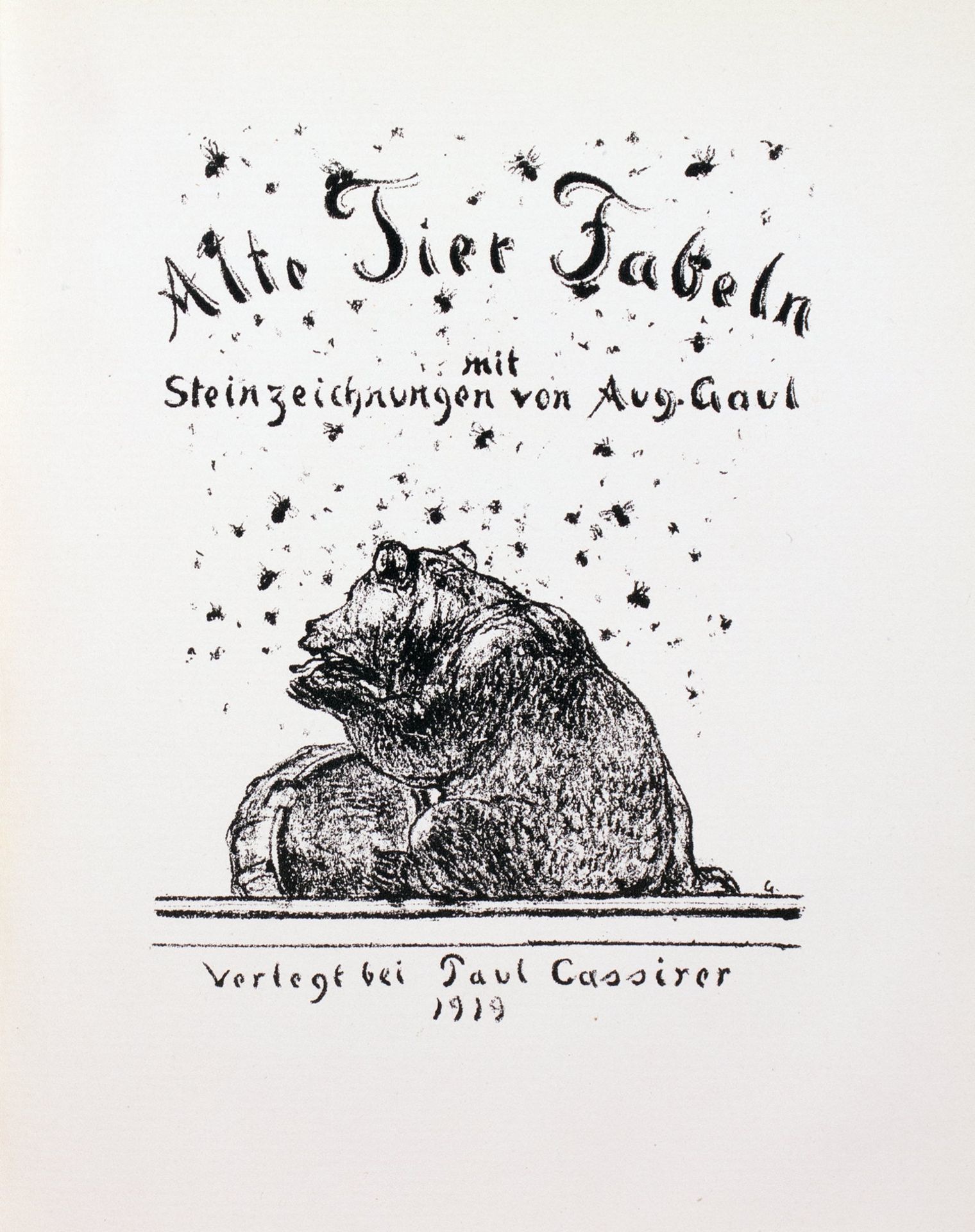 August Gaul - Alte Tier Fabeln