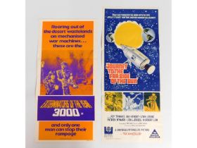 Two original promotional film posters, Exterminato