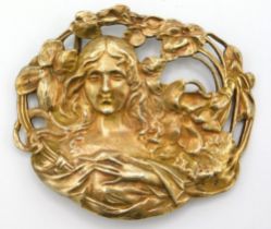 A Jean-Baptiste Emile Dropsy style silver gilt nur
