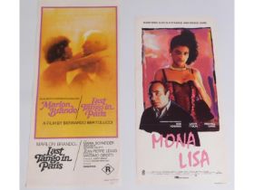 Two film promotional posters 'Mona Lisa, featuring