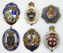 Six masonic medals & badges including Royal Masoni