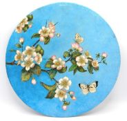 A large Minton style charger depicting blossom dec