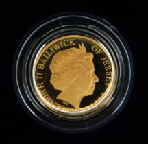 An HMS Victory 2004 Jersey £25 proof coin, Ltd. Ed