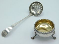 An 1804 Georgian London silver sifter by Charles F