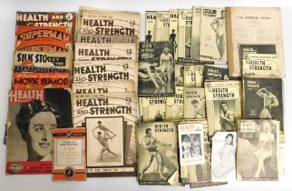 A quantity of approx. 68 men's & women's health magazines from late 1930's to 1950's